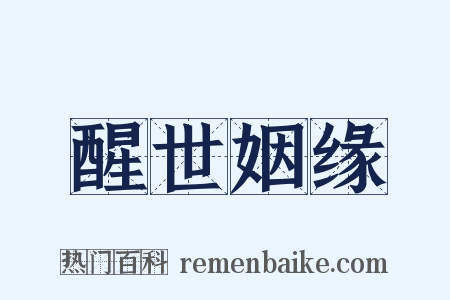 醒世姻缘是什么意思的图片